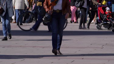 Feet & Legs Walking, Marienplatz, Munich, Germany