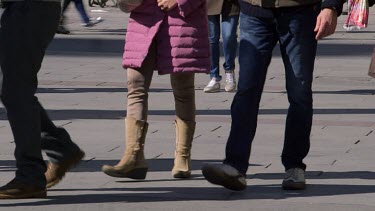 Feet & Legs Walking, Marienplatz, Munich, Germany