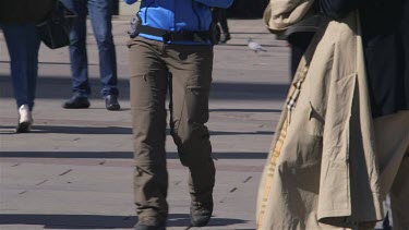 Walking Boots & Trousers, Marienplatz, Munich, Germany