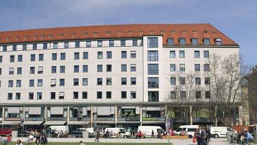 Grass Area & Buildings, Marienhof, Munich, Germany