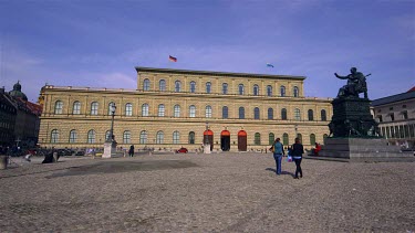 Konigsbau Residenz & Maximilian I Joseph Of Bavaria, Max-Joseph-Platz, Munich, Germany