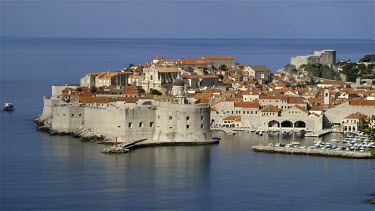Dubrovnik Fortress & Port, Old Town, Dubrovnik, Croatia