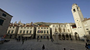 Luza,Bell Tower & Rectors Palace, Old Town, Dubrovnik, Croatia