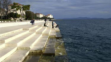 Sea Organ On Zadar Quay, Zadar, Croatia