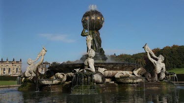 Atlas Fountain At Castle Howard, Malton, North Yorkshire, England