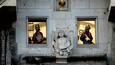 12 Apostles Above Astronomical Clock Old Town Hall, Prague & Czech Republic