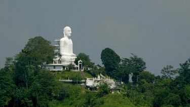 White Buddha Statue, Kandy, Sri Lanka