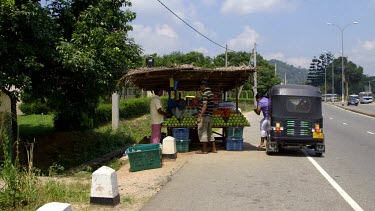 Guava Fruit Stall & Tuc Tuc, Kandy, Sri Lanka