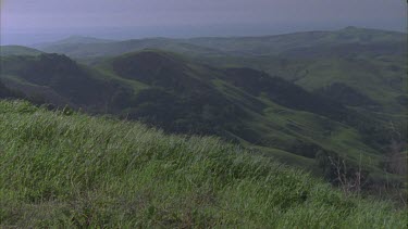 green countryside rolling hills