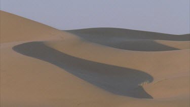 sand dunes and shadows