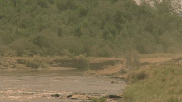 dust storm blow over Mara river