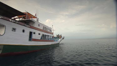 Large boat on the water