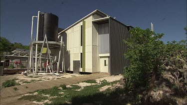 Heron Island research station building