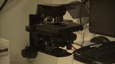 Laboratory Equipment: Microscope Setup