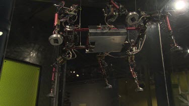 Close up of a robotic mechanism