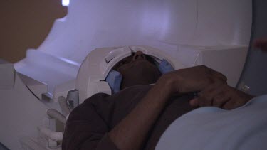 Patient receives an MRI
