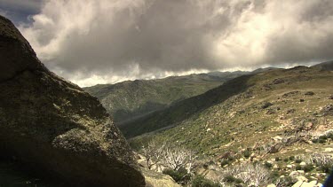 Rocky mountain landscape