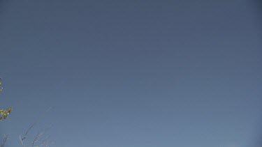 Rocky cliff against a blue sky