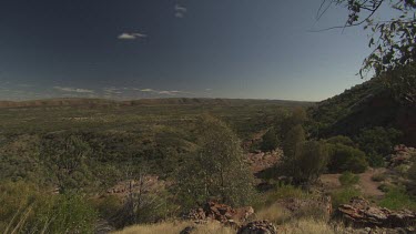 Vast mountain landscape