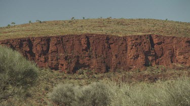 High red cliffs