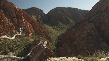 High, rocky cliffs