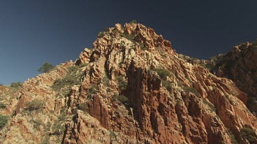 High, rocky cliffs