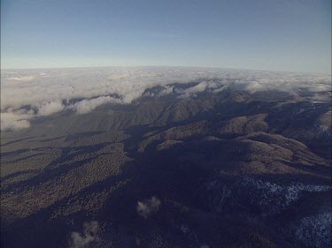 Snow-covered mountain landscape