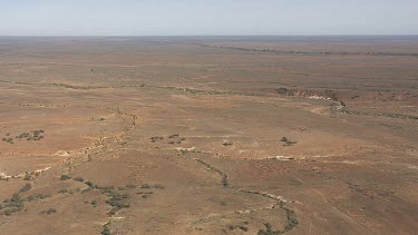 Arid mountain valley in the Flinder Ranges