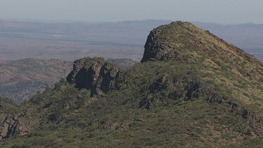 Aerial of Flinder Ranges to Lake Eyre Salt Lakes