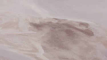 Aerial of  Lake Eyre Salt Lakes