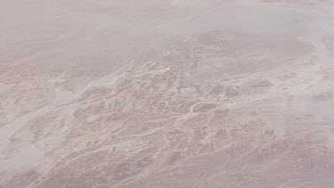 Aerial of  Lake Eyre Salt Lakes