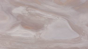 Aerial of  Lake Eyre Salt Lakes