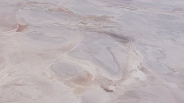 Aerial of  Lake Eyre Salt Lakes