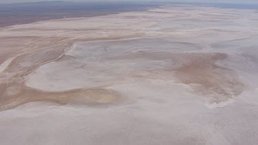 Aerial of  Lake Eyre Salt Lakes