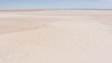 Aerial of  Lake Eyre Salt Lakes