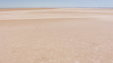 Aerial of  Lake Eyre Salt Lakes