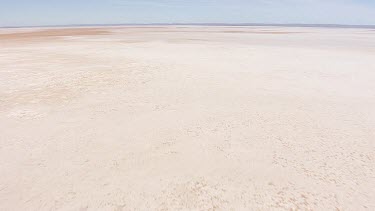 Aerial of  Lake Eyre Salt Lakes