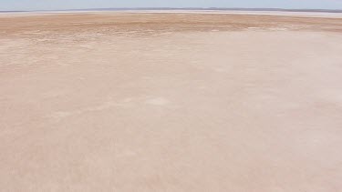 Aerial of  Lake Eyre Salt Lakes