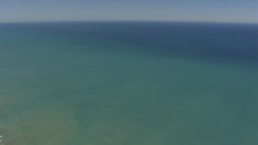 Waves along the sandy coast in Coorong National Park