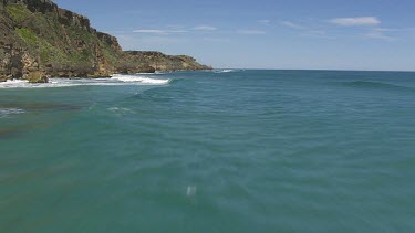 Waves against the cliffs on Warnambool Coast