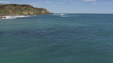 Waves against the cliffs on Warnambool Coast