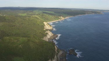 Waves along the sandy coast in Great Otway National Park