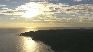 Golden sunset over Cape Otway in Great Otway National Park