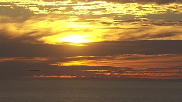 Golden sunset over the Great Australian Bight