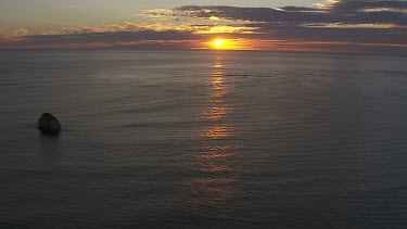 Golden sunset over the Great Australian Bight