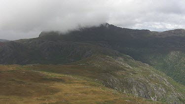 Cloudy peaks of Cradle Mountain