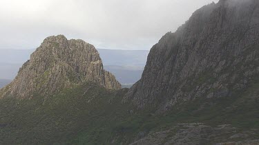 Cloudy peaks of Cradle Mountain