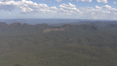 Dense forest covering Blue Mountains