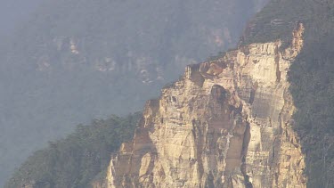 Trees on the rocky peaks of Blue Mountains