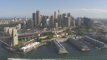 Cityscape and the Sydney Harbour Bridge